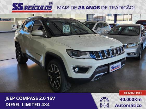 JEEP COMPASS 2.0 16V DIESEL LIMITED 4X4 AUTOMÁTICO JEEP COMPASS 2.0 16V DIESEL LIMITED 4X4 AUTOMÁTICO